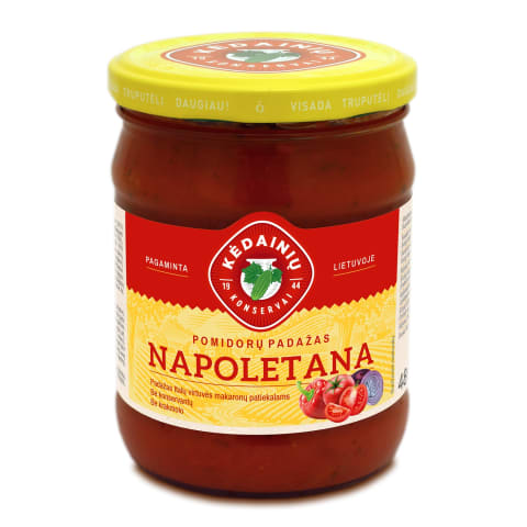 Padažas su daržovių gab. NAPOLETANA, 480 g