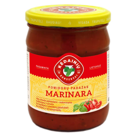 Padažas KĖDAINIŲ KONSERVAI MARINARA, 480 g