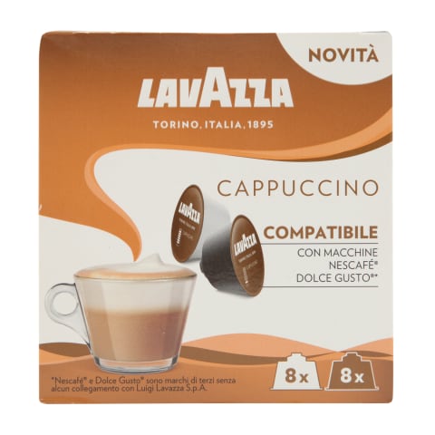 Kafijas kapsulas Lavazza Cappuccino 16x8g