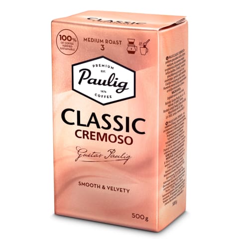 Kohv jahvatatud Classic Cremoso Paulig 500g