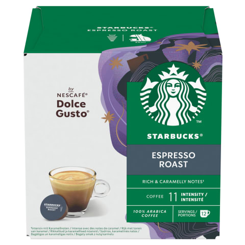 Kavos kapsulės STARBUCKS ESPRESSO ROAST, 66 g