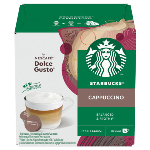 Kohvikapslid Cappucino Starbucks 120g