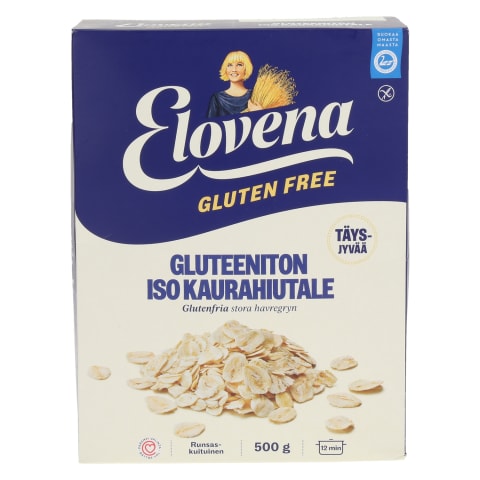 Kaerahelbed suured gluteenivaba Elovena 500g