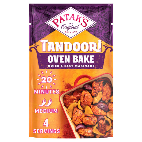 Marināde Pataks Tandoori vidēji asa 120g