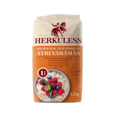 Auzu pārslas Herkuless ātri vārāmās 1,2kg