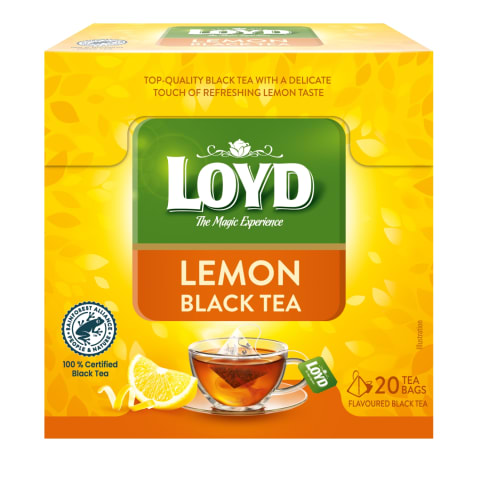 Juodoji citrinų sk. arbata LOYD, 20 x 1,7 g