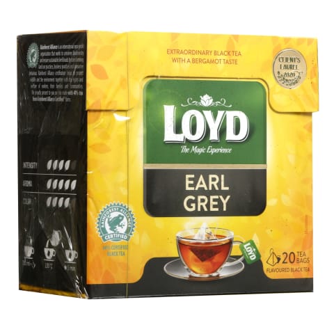 Juodoji arbata LOYD EARL GREY, 20 x 2 g