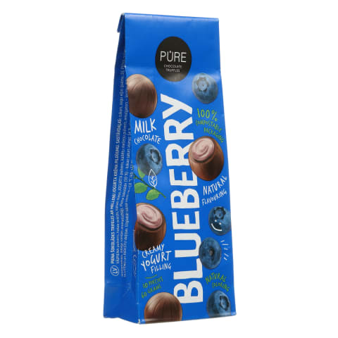 Šok. triufeliai su jog. kremo įd. PURE, 60 g