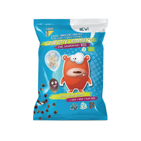 Uzkoda Popcrop ar zilo kukurūzu BIO 70g