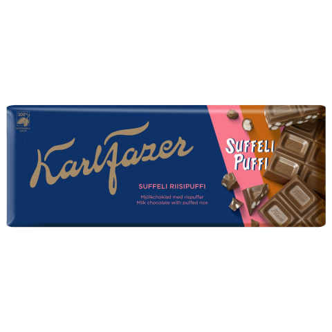Pien. šokoladas KARL FAZER SUFFELI PUFFI,198g