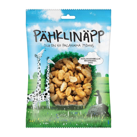 Soolakaramellis maapähkel, PÄHKLINÄPP, 200g