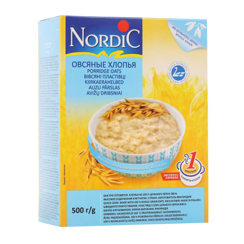 Auzu pārslas Nordic 500g
