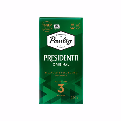 Maltā kafija Paulig President 250g