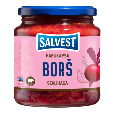 Hapukapsaborš sealihaga Salvest 530g