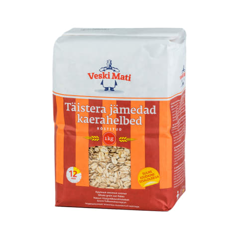Röstitud jämedad kaerahelbed, VESKI MATI, 1 kg