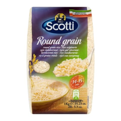 Apvalieji ryžiai RISO SCOTTI ROUND GRAIN, 1kg