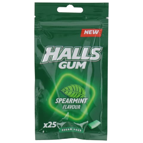 Kramtomoji guma HALLS SPEARMINT, 36,5 g