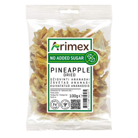 Džiovinti ananasai ARIMEX, 100g