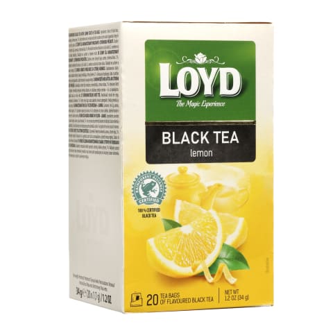 Juod. arbata su citr. arom. LOYD, 20 x 1,7 g