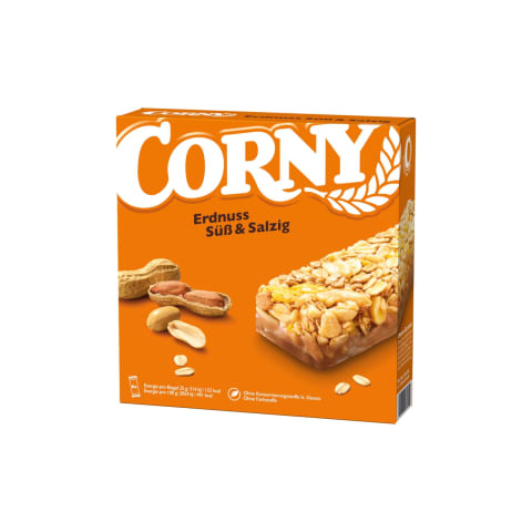 Müslibatoon maapähkli Corny Classic 6-pakk 150g