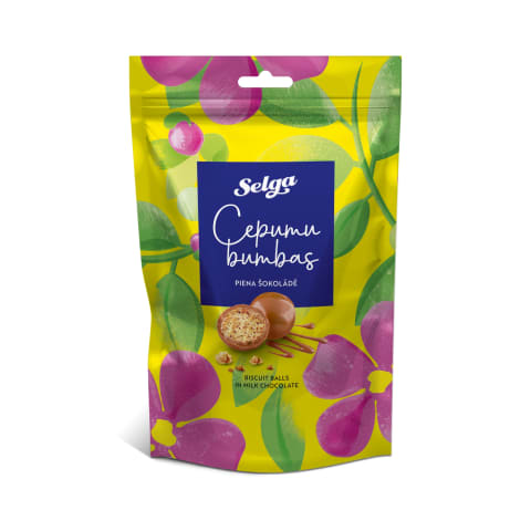 Cepumi Selga bumbas piena šokolādē 120g