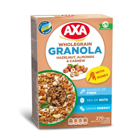 Müsli pähkliseguga Axa 270g