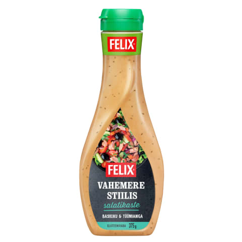 Salatikaste vahemere stiilis Felix 375g