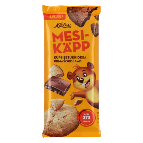 Piimasokolaad küpsisetükkidega Mesikäpp 100g