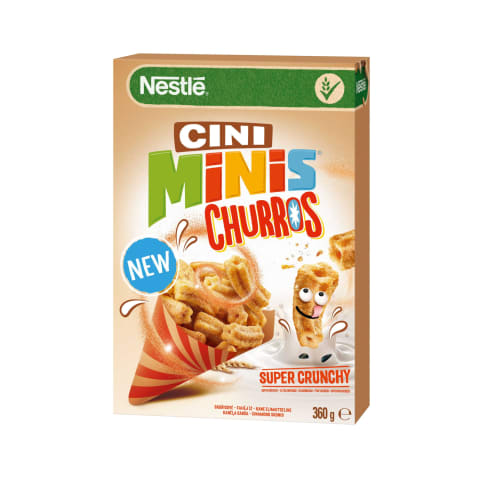 Dribsniai NESTLE CINI MINIS CHURROS, 360 g