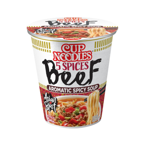 Nūdeles Nissin liellopa 64g