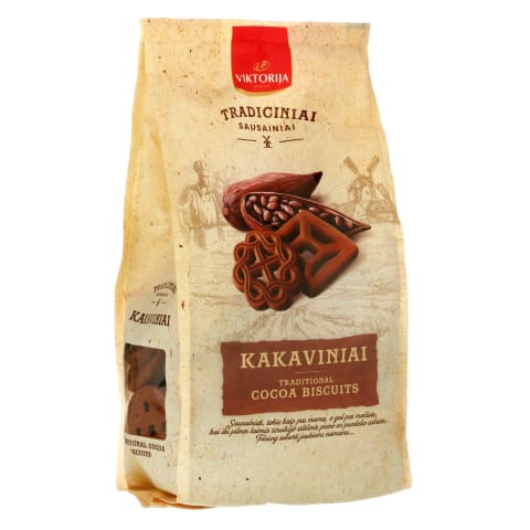 Kakaviniai sausainiai VIKTORIJA, 350 g