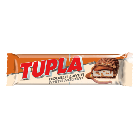 Šokolaadibatoon white nougat Tupla 48g