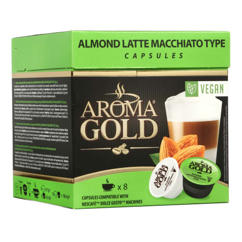 Kavos kapsulės AROMA GOLD ALMOND, 186,4g