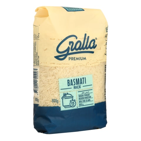 Ilgragrūdžiai BASMATI ryžiai GRALLA, 800 g