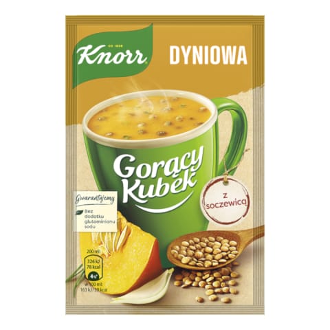 Ātri pagat. zupa Knorr ķirbju ar lēcām 22g