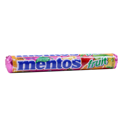 Konfektes Mentos ar augļu garšu 38g