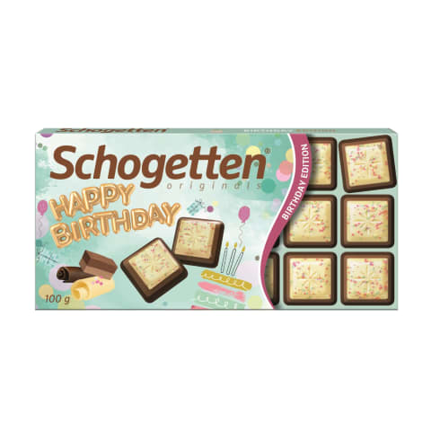 Šokolāde Schogetten Happy Birthday 100g