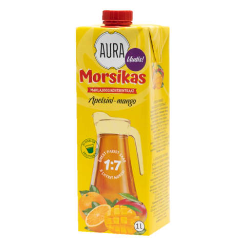 Apelsini-mango mahlajoogikontsentraat, AURA MORSIKAS, 1 L