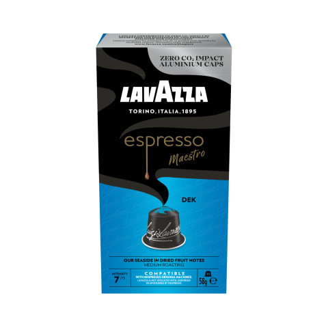 Kavos kapsulės LAVAZZA ESPRESSO DECAF. 10 vnt