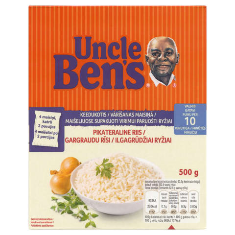Rīsi Uncle Ben's maisiņos 4x125g