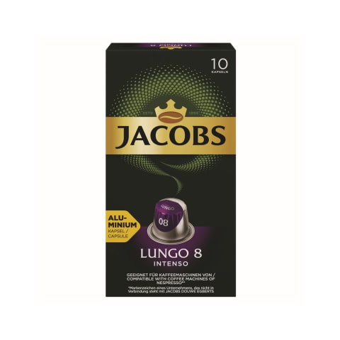 Kafijas kapsulas Jacobs Lungo Intenso 10x5,2g
