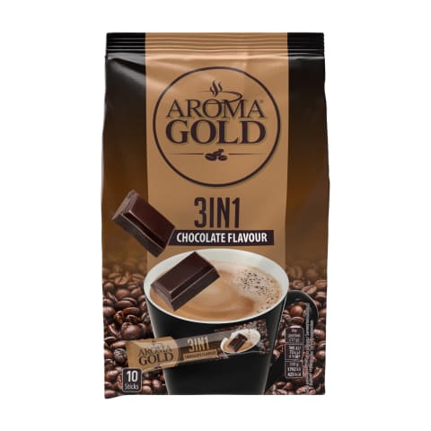 Kavos gėr. su šok. AROMA GOLD 3 IN 1, 170 g