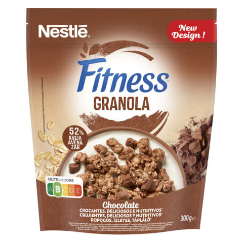 Brok. pārs. Nestle Fitness Granola Choc. 300g