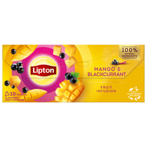 Tee mango-mustsõstar Lipton 34g