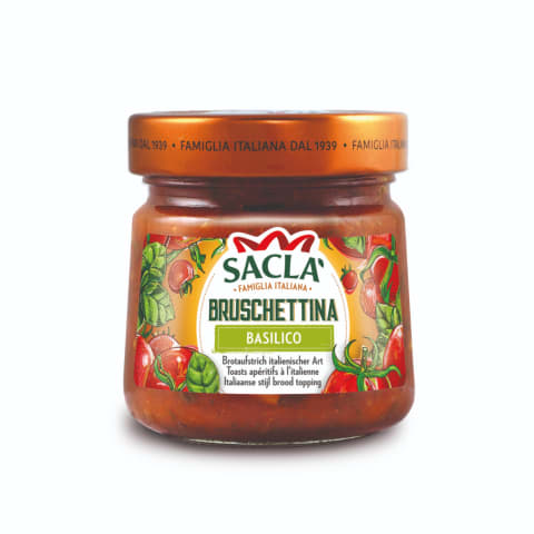Pomidorų ir bazilikų užtepėlė SACLA, 190 g