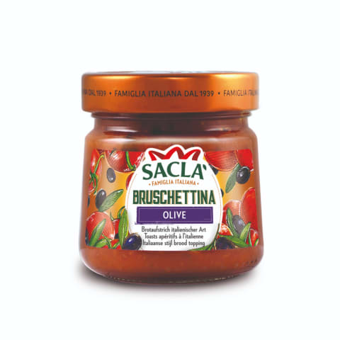 Pomidorų ir alyvuogių užtepėlė SACLA, 190 g