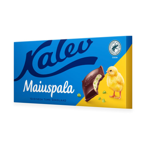 Tume šokolaad täidisega Maiuspala, KALEV, 100 g
