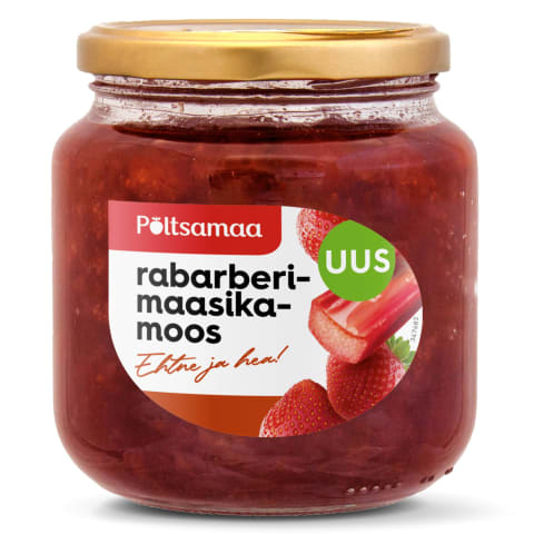 Põltsamaa Rabarberi-maasikamoos 600 g