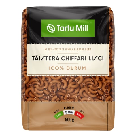 Pasta t.tera dur. Chif. Lisci Tartu Mill 500g