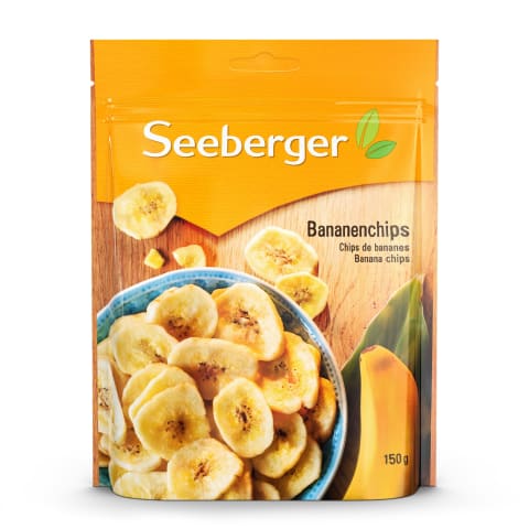 Bananų traškučiai SEBERGER, 150 g